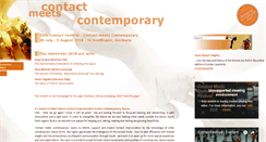 Desktop Screenshot of contact-meets-contemporary.de